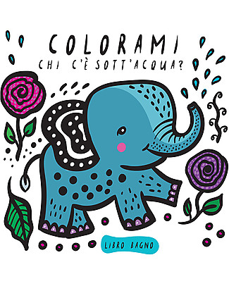 L'ippocampo Ragazzi Colorami, who is in the Water? - Bath Book, Paint it with Water! Colouring Activities