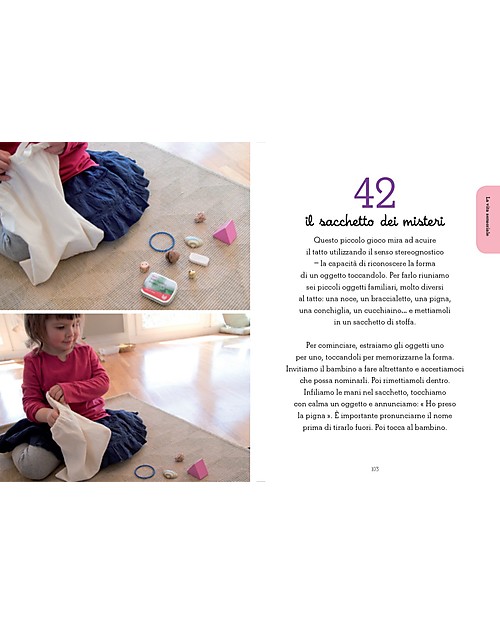 L'ippocampo Ragazzi Handbook, 100 Montessori Activities, 18+ months - 208 pages Montessori Toys
