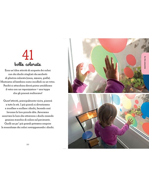 L'ippocampo Ragazzi Handbook, 100 Montessori Activities, 18+ months - 208 pages Montessori Toys
