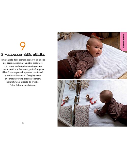 L'ippocampo Ragazzi Handbook, 60 Montessori Activities to for My Baby -  From birth to 15 months unisex (bambini)