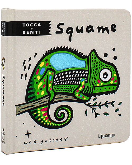 L'ippocampo Ragazzi Libro Sensoriale Tocca e Senti - Squame - Wee Gallery Books