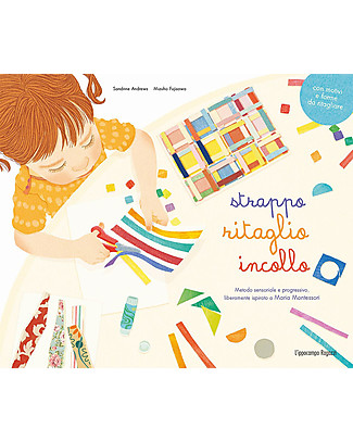 L'ippocampo Ragazzi Montessori Art Activities - Tearing, Cutting and Gluing Books