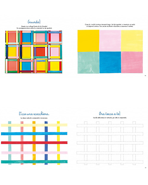 L'ippocampo Ragazzi Montessori Art Activities - Tearing, Cutting and Gluing Books