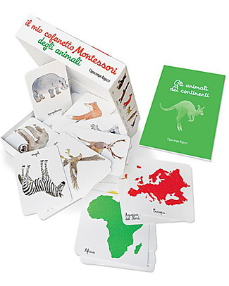 L'ippocampo Ragazzi My Little Montessori Box of Animals - 57 cards + activity booklet Montessori Toys