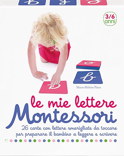 L'ippocampo Ragazzi My Montessori Letters, Box - 26 cards + activity booklet Montessori Toys
