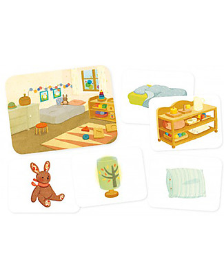 L'ippocampo Ragazzi The little Montessori, House's Objects (New Edition) - 35 cards + booklet Montessori Toys