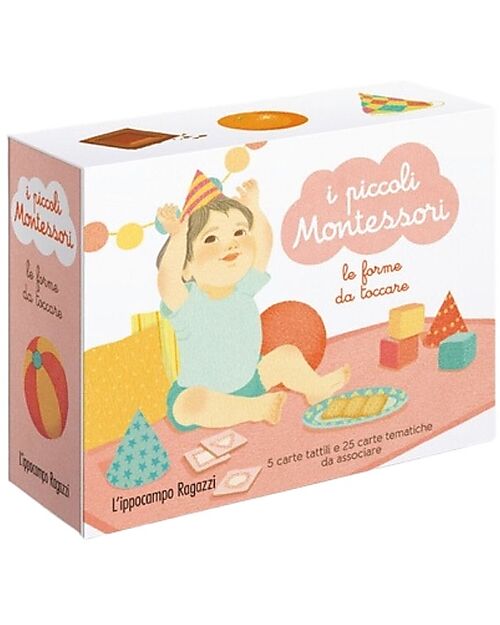 L'ippocampo Ragazzi The Little Montessori - Shapes to Touch - Delphine Roubieu & Mizuho Fujisawa Montessori Toys