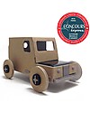 Litogami Autogami, Cardboard Car with Solar-Led Panel! Eco, 2-minutes assembling! Art & Craft Kits