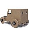 Litogami Autogami, Cardboard Car with Solar-Led Panel! Eco, 2-minutes assembling! Art & Craft Kits
