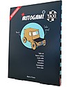 Litogami Autogami, Cardboard Car with Solar-Led Panel! Eco, 2-minutes assembling! Art & Craft Kits