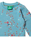 Little Green Radicals Cherry Blossom Pyjamas - Hummingbird - Sky Blue - 100% Organic Cotton Pyjamas
