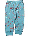 Little Green Radicals Cherry Blossom Pyjamas - Hummingbird - Sky Blue - 100% Organic Cotton Pyjamas