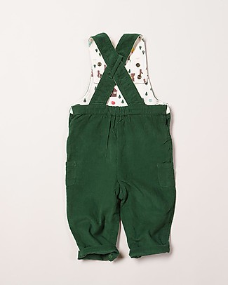 Little Green Radicals Classic Dungaree - Nordic Bear - 100% organic cotton Dungarees