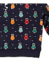 Little Green Radicals Little Monsters Sweatshirt - Dark Blue - 100% Organic Cotton Sweatshirts