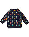 Little Green Radicals Little Monsters Sweatshirt - Dark Blue - 100% Organic Cotton Sweatshirts