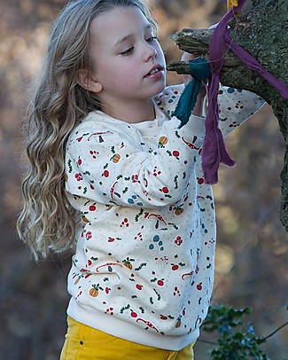 Little Green Radicals Long Sleeves Sweatshirt - Toadstool - 100% organic cotton Sweatshirts