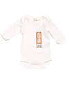 Little Green Radicals Natural Long Sleeve Baby Body - Single Pack - Cream - 100% Organic Cotton Long Sleeves Bodies