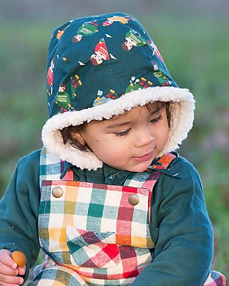 Little Green Radicals Sherpa Hat - Nordic Friends - Organic Cotton Lining! Winter Hats