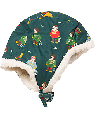 Little Green Radicals Sherpa Hat - Nordic Friends - Organic Cotton Lining! Winter Hats