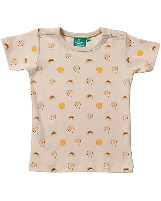 Little Green Radicals Short Sleeve T-shirt - Sunshine & Rainbow - 100% Organic Cotton T-shirts
