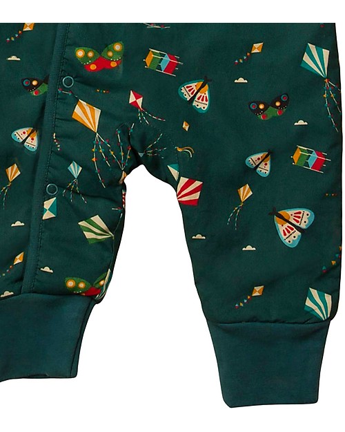 Little Green Radicals Snowsuit - Midnight Kites - Super Soft organic cotton lining Snowsuits