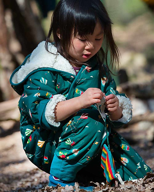 Little Green Radicals Snowsuit - Midnight Kites - Super Soft organic cotton lining Snowsuits