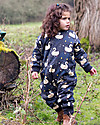 Little Green Radicals Snowsuit, Night Swimming - Super soft organic cotton lining Snowsuits