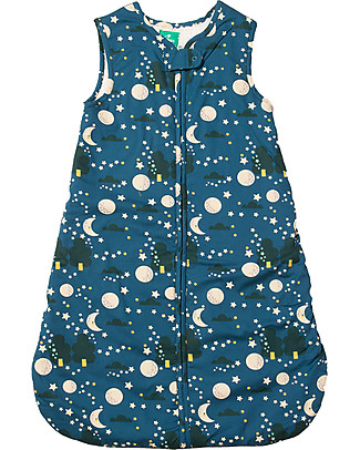 Little Green Radicals Snuggly Slumbers Sleeping Bag 2 Tog - Moon & Stars Warm Sleeping Bags