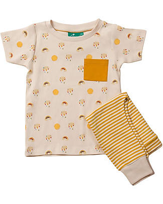 Little Green Radicals T-shirt and Jogger Playset - Sunshine - 100% Organic Cotton Sets And Co-Ords