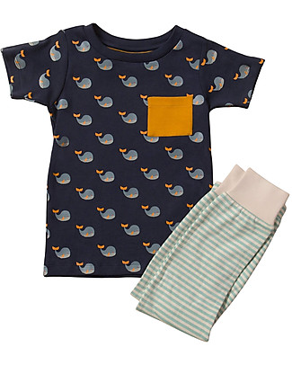 Little Green Radicals T-shirt and Jogger Playset - Whale Song - 100% Organic Cotton Sets And Co-Ords