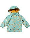 Little Green Radicals Waterproof Raincoat - Follow the Sun - Recycled Fabric and Organic Cotton Waterproof