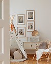 Little Lights LED Lamp with Dimmer - Hedgehog - Autumn Brown - Pinewood Bedside Lamps