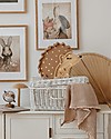 Little Lights LED Lamp with Dimmer - Hedgehog - Autumn Brown - Pinewood Bedside Lamps