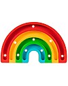 Little Lights LED Lamp with Dimmer - Mini Rainbow - 20x12 cm - Handmade in Pine Wood Bedside Lamps