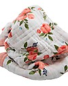 Little Unicorn Baby Blanket 75 x 100 cm - Watercolor Roses - 100% Cotton Muslin Muslin Swaddle