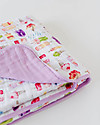 Little Unicorn Baby Quilt 120 x 120 cm, Brain Freeze - 4 layers of 100% cotton muslin Muslin Swaddle