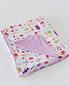 Little Unicorn Baby Quilt 120 x 120 cm, Brain Freeze - 4 layers of 100% cotton muslin Muslin Swaddle