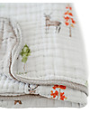 Little Unicorn Baby Quilt 120 x 120 cm, Oh Deer - 4 layers of 100% cotton muslin Muslin Swaddle