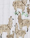 Little Unicorn Baby Quilt 120 x120 cm - Llama -4 layers of 100% cotton muslin Muslin Swaddle