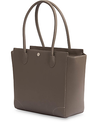 Little Unicorn Brookside, Vegan Leather Changing Bag, Taupe - With changing pad and stroller hooks Diaper Changing Bags & Accessories