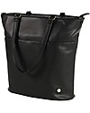 Little Unicorn Citywalk Tote Vegan Leather Changing Bag - Black - Changing mat included! Diaper Changing Bags