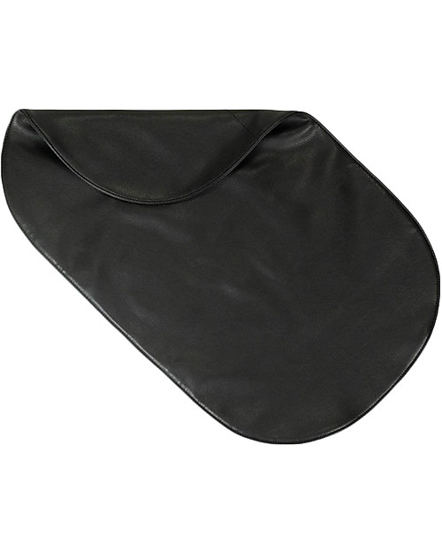 Little Unicorn Citywalk Tote Vegan Leather Changing Bag - Black - Changing mat included! Diaper Changing Bags