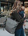 Little Unicorn Citywalk Tote Vegan Leather Changing Bag -  - Changing mat included! Diaper Changing Bags