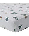 Little Unicorn Cotton Muslin Crib Sheet - Prickle Pots Cradle Bed Linen