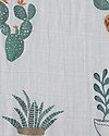 Little Unicorn Cotton Muslin Crib Sheet - Prickle Pots Cradle Bed Linen