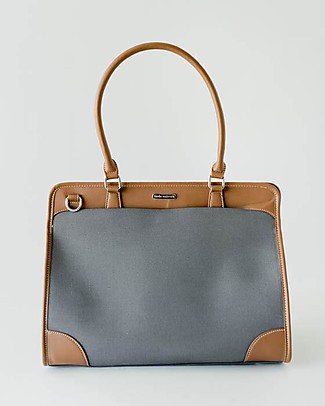 Little Unicorn Manifest Weekender Vegan Leather Changing Bag, Grey - With changing pad and stroller hooks null