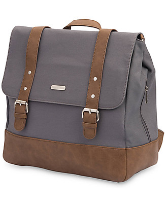Little Unicorn Marindale Changing Backpack, Grey - With changing pad, pockets and stroller straps Diaper Changing Bags & Accessories