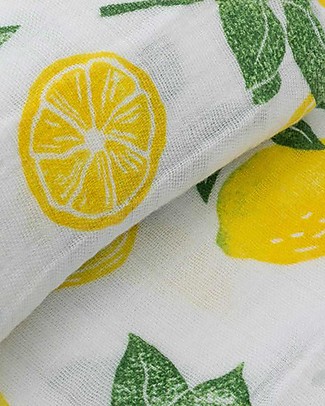 Little Unicorn Multi-purpose Muslin - 100% Cotton - 120 x 120 cm - Lemon Drop Muslin Swaddle