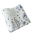 Little Unicorn Multi-purpose Muslin - 120 x 120 cm - Blue Windflower - 100% Bamboo Muslin Swaddle