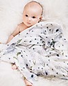 Little Unicorn Multi-purpose Muslin - 120 x 120 cm - Blue Windflower - 100% Bamboo Muslin Swaddle